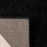 Safavieh Shag Sg473 Black/Ivory Rug.