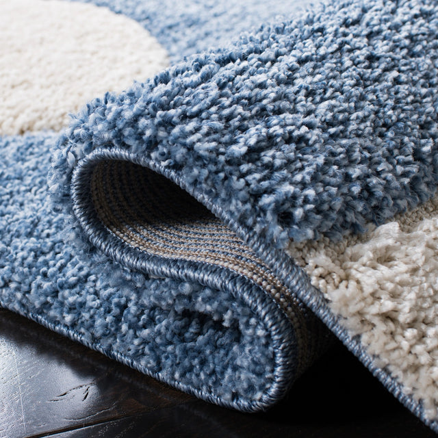 Safavieh Shag Sg474 Blue/Ivory Rugs.