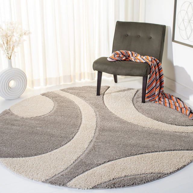 Safavieh Shag Sg474 Grey/Ivory Rugs.