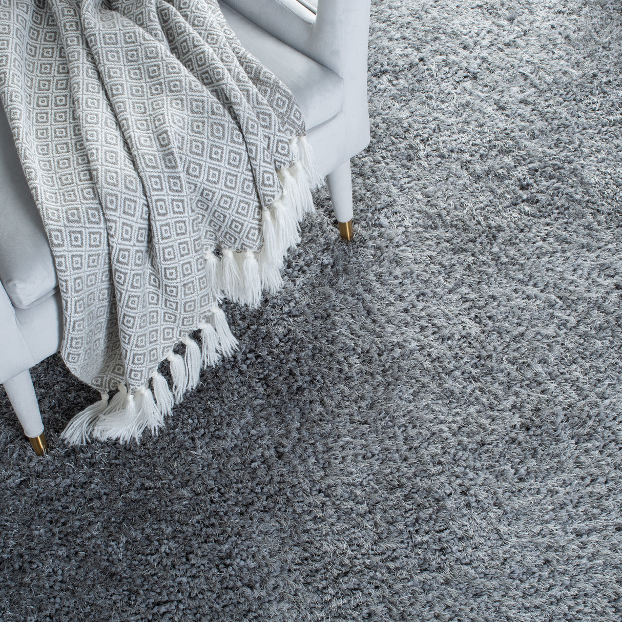 Safavieh Shag Sg532F Grey Rug.