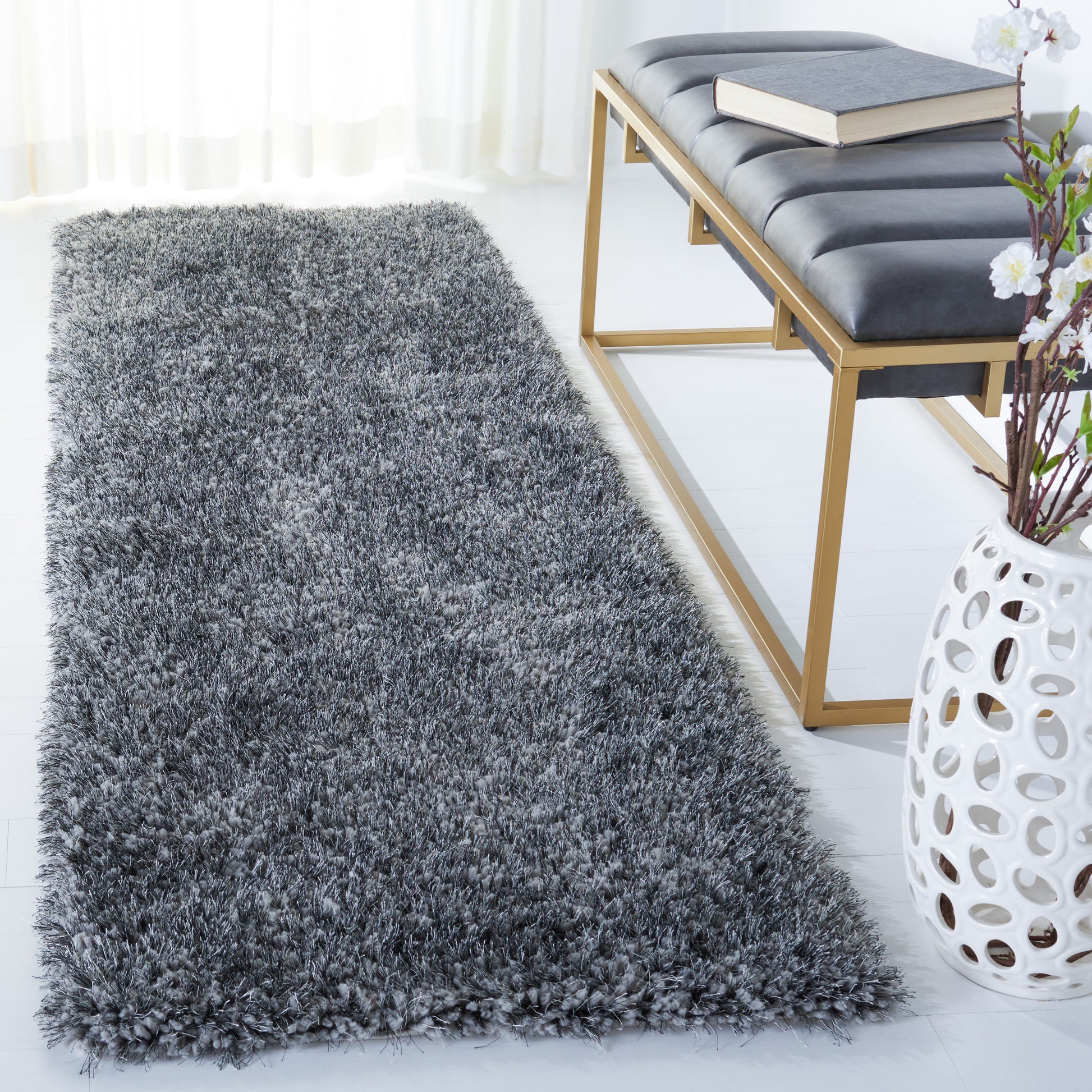 Safavieh Shag Sg532H Dark Grey Area Rug