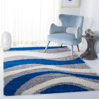 Safavieh Shag Sg913 Blue/Grey Area Rug