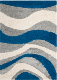 Safavieh Shag Sg913 Blue/Grey Area Rug