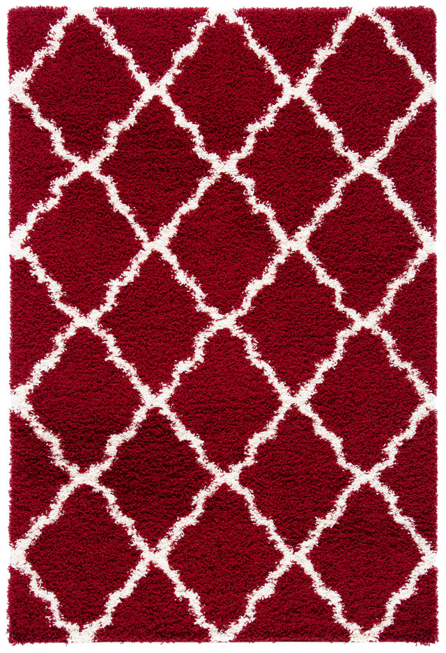 Safavieh Dallas Shag Sgd257Q Red/Ivory Rugs.