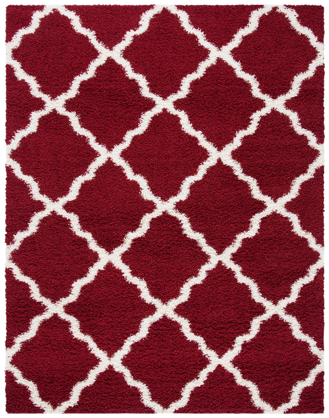 Safavieh Dallas Shag Sgd257Q Red/Ivory Rugs.