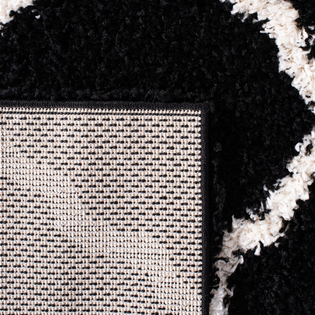 Safavieh Dallas Shag Sgd257Z Black/Ivory Rugs.