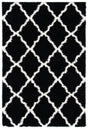 Safavieh Dallas Shag Sgd257Z Black/Ivory Rugs.