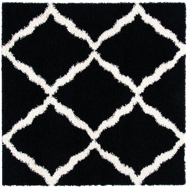 Safavieh Dallas Shag Sgd257Z Black/Ivory Rugs.