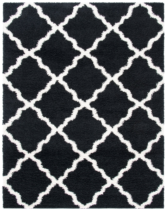 Safavieh Dallas Shag Sgd257Z Black/Ivory Rugs.