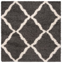 Safavieh Dallas Shag Sgds257A Dark Grey/Ivory Area Rug