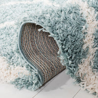 Safavieh Dallas Shag Sgds257C Seafoam/Ivory Area Rug