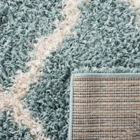 Safavieh Dallas Shag Sgds257C Seafoam/Ivory Area Rug