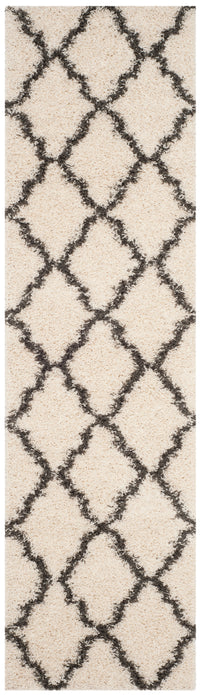 Safavieh Dallas Shag Sgds257H Ivory/Dark Grey Area Rug