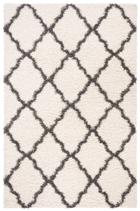 Safavieh Dallas Shag Sgds257H Ivory/Dark Grey Area Rug