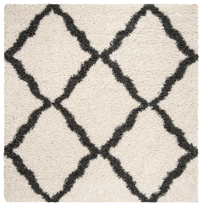 Safavieh Dallas Shag Sgds257H Ivory/Dark Grey Area Rug