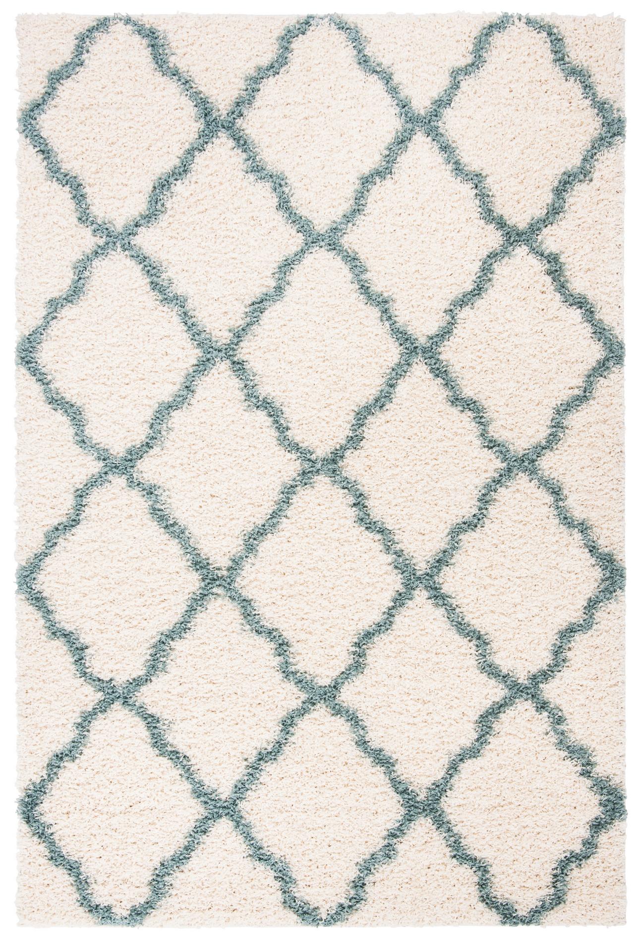 Safavieh Dallas Shag Sgds257J Ivory/Seafoam Area Rug