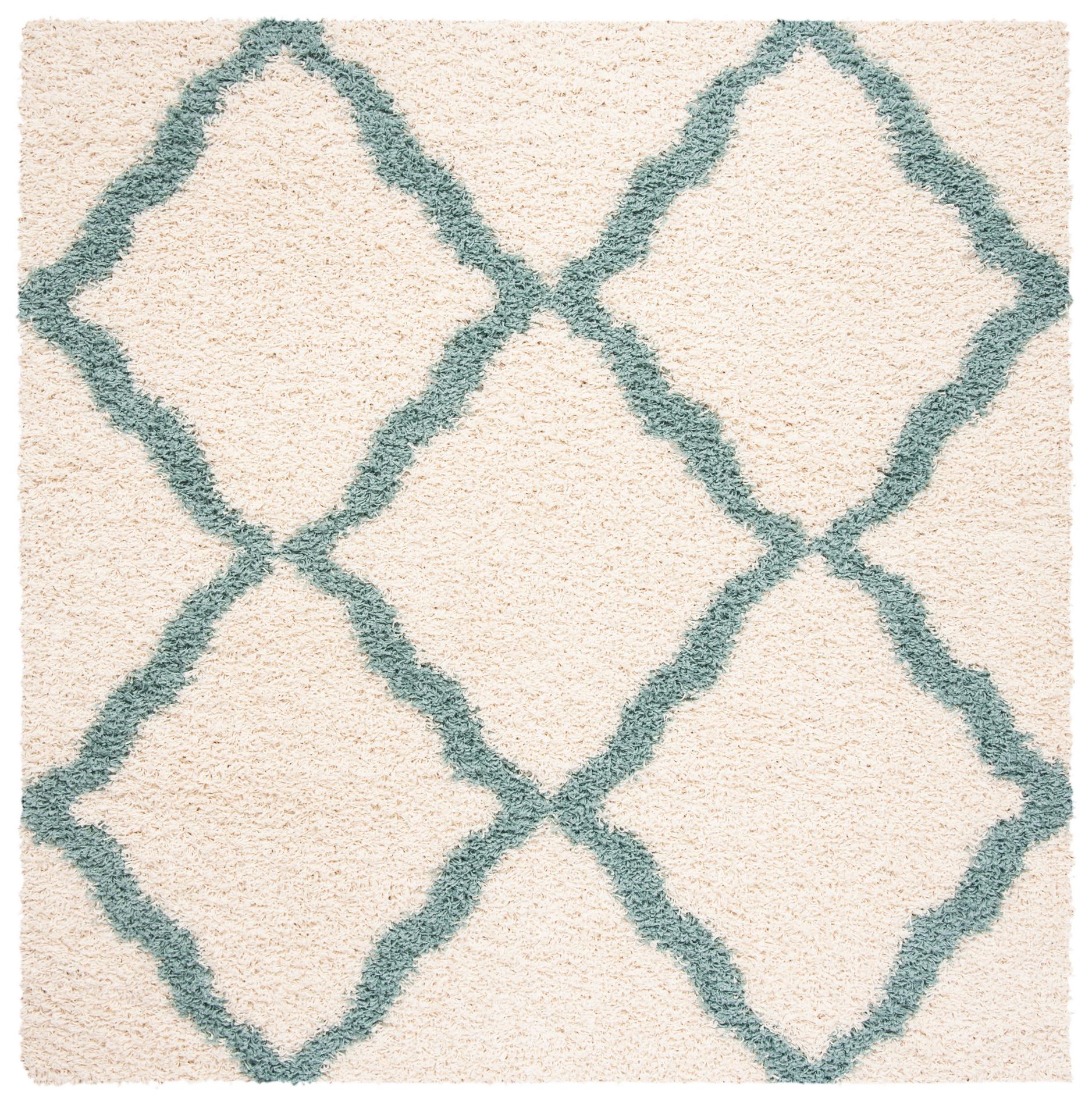 Safavieh Dallas Shag Sgds257J Ivory/Seafoam Area Rug