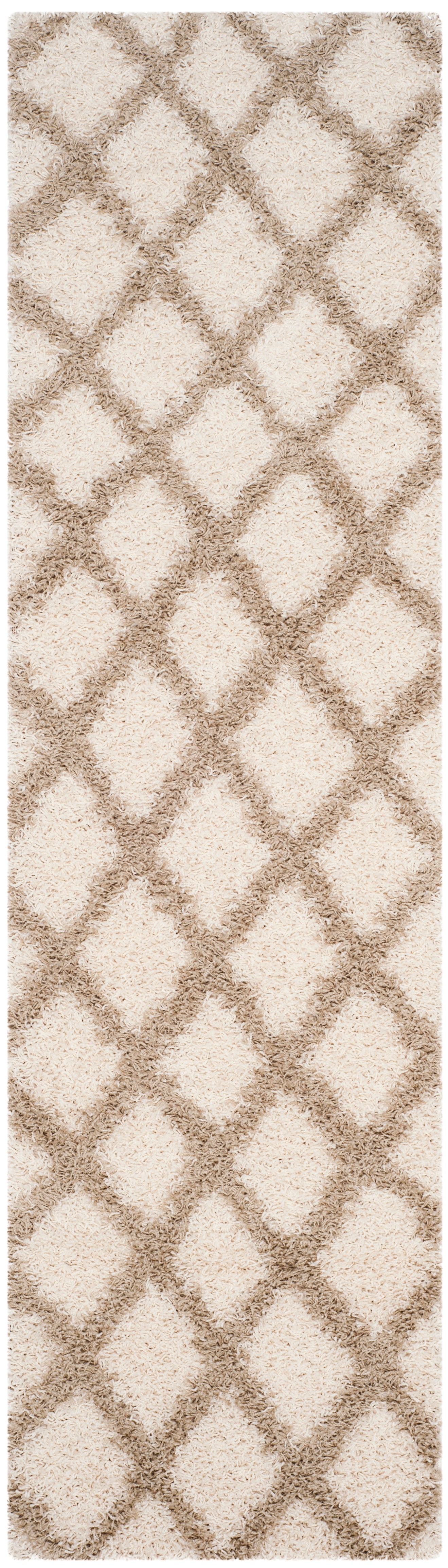 Safavieh Dallas Shag Sgds258B Ivory/Beige Area Rug