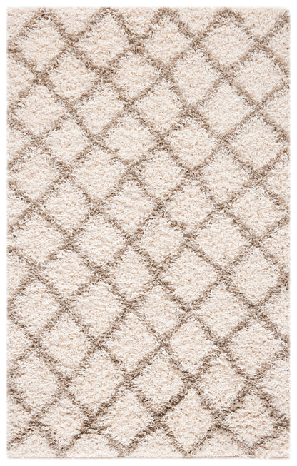 Safavieh Dallas Shag Sgds258B Ivory/Beige Area Rug