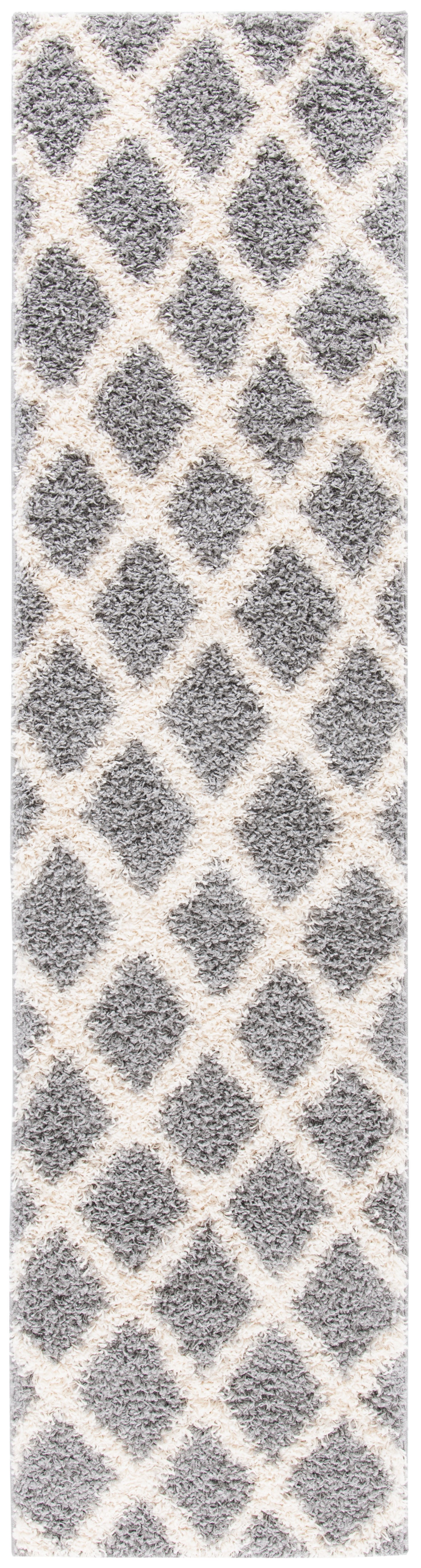 Safavieh Dallas Shag Sgds258G Grey/Ivory Area Rug