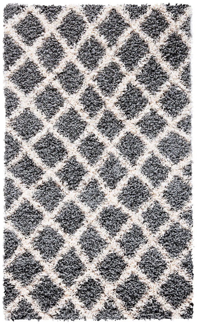 Safavieh Dallas Shag Sgds258G Grey/Ivory Rugs.