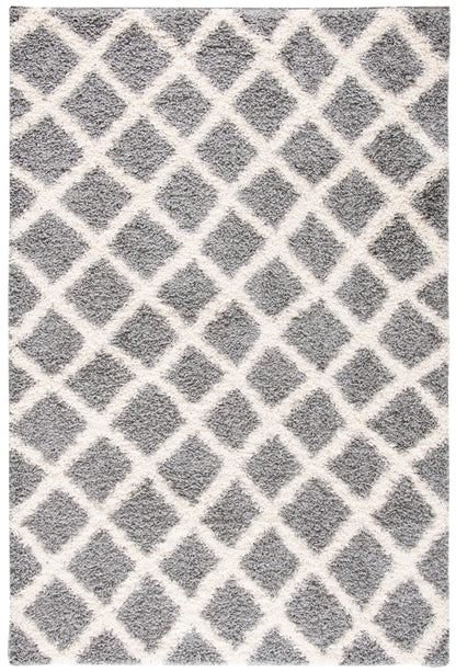 Safavieh Dallas Shag Sgds258G Grey/Ivory Area Rug