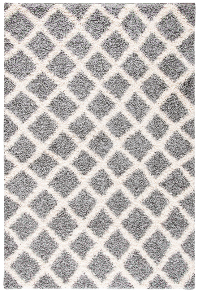 Safavieh Dallas Shag Sgds258G Grey/Ivory Rugs.