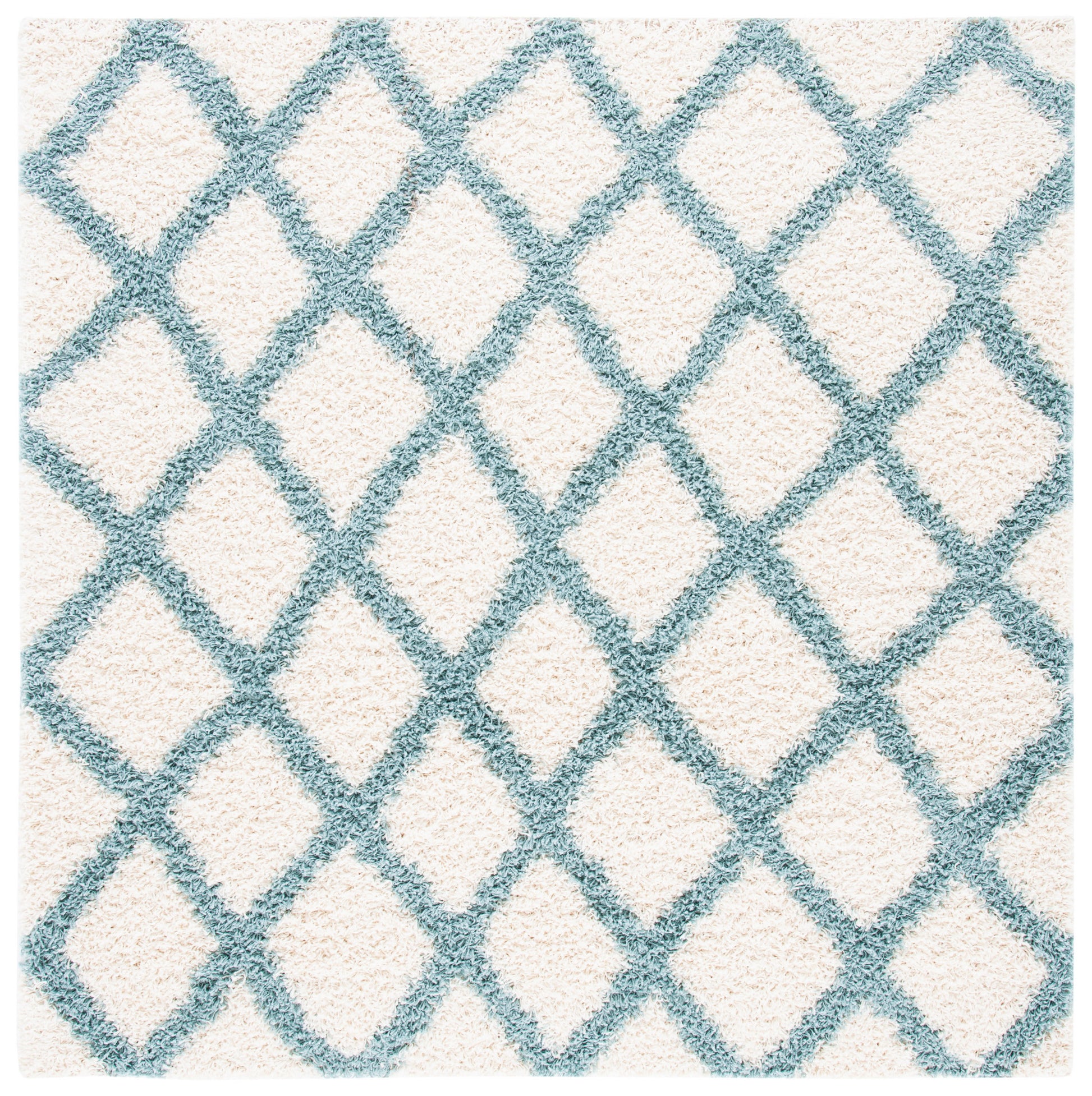 Safavieh Dallas Shag Sgds258J Ivory/Seafoam Area Rug