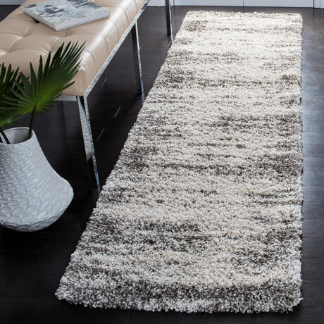 Safavieh Hudson Shag Sgh203A Ivory/Grey Rugs.