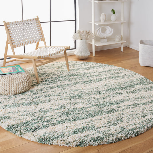 Safavieh Hudson Shag Sgh206Y Ivory/Green Area Rug