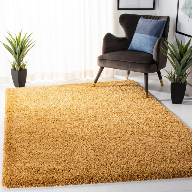 Safavieh Hudson Shag Sgh220D Gold Rug.