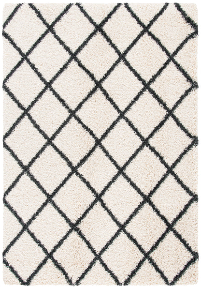 Safavieh Hudson Shag Sgh222C Ivory/Dark Grey Area Rug