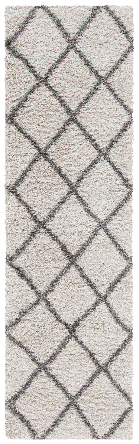 Safavieh Hudson Shag Sgh222D Ivory/Grey Rugs.