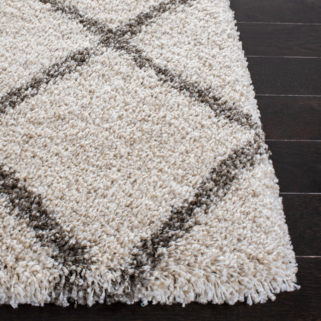 Safavieh Hudson Shag Sgh222D Ivory/Grey Rugs.