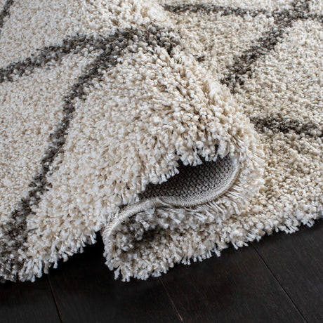 Safavieh Hudson Shag Sgh222D Ivory/Grey Rugs.