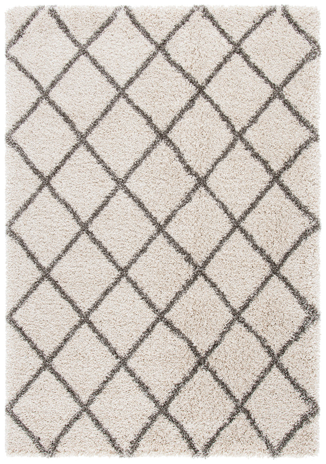 Safavieh Hudson Shag Sgh222D Ivory/Grey Rugs.