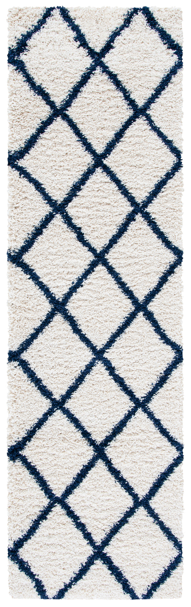 Safavieh Hudson Shag Sgh222E Ivory/Navy Rugs.