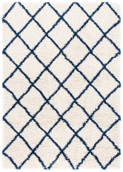 Safavieh Hudson Shag Sgh222E Ivory/Navy Area Rug