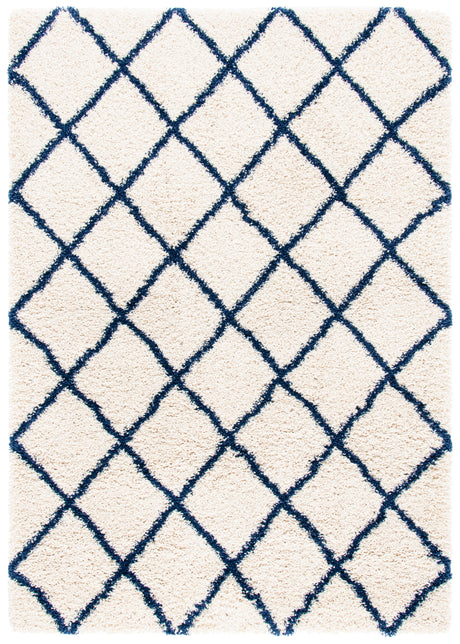 Safavieh Hudson Shag Sgh222E Ivory/Navy Rugs.