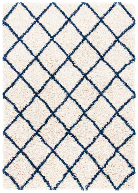 Safavieh Hudson Shag Sgh222E Ivory/Navy Area Rug