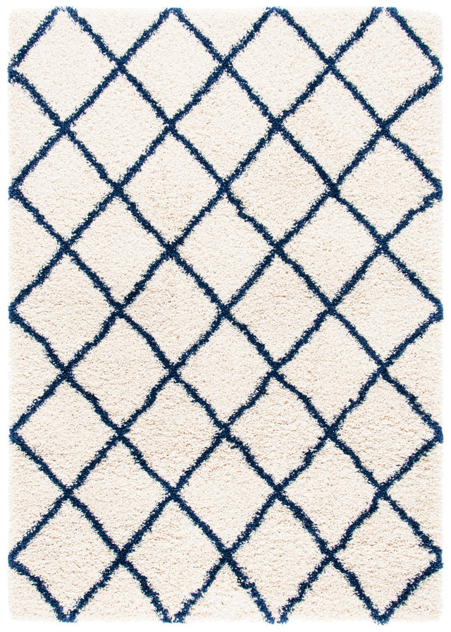 Safavieh Hudson Shag Sgh222E Ivory/Navy Rugs.