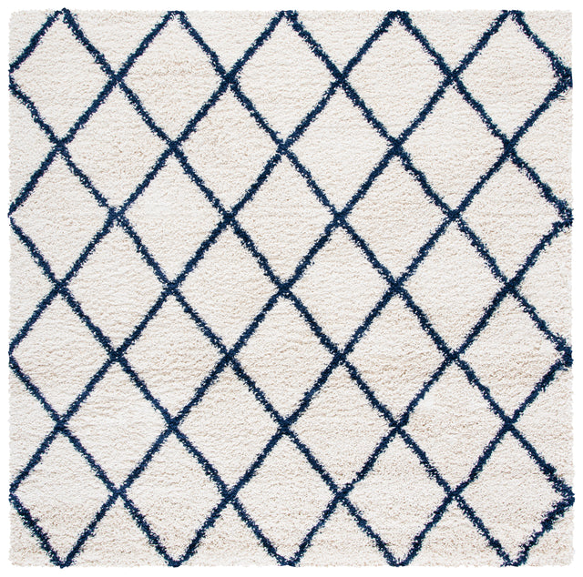 Safavieh Hudson Shag Sgh222E Ivory/Navy Rugs.