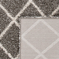 Safavieh Hudson Shag Sgh222F Grey/Ivory Area Rug