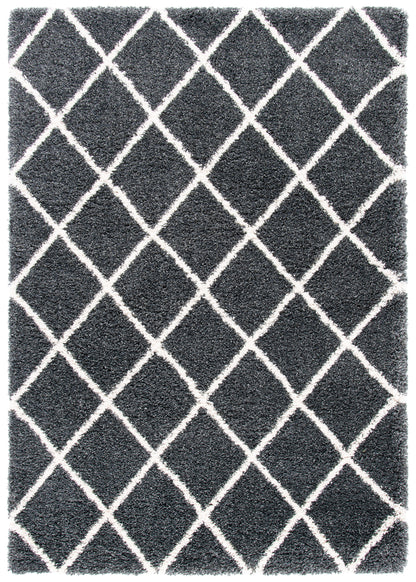 Safavieh Hudson Shag Sgh222G Dark Grey/Ivory Area Rug