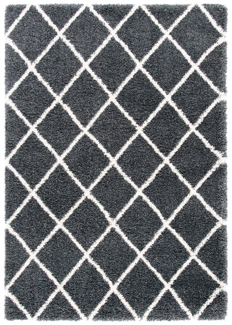 Safavieh Hudson Shag Sgh222G Dark Grey/Ivory Rugs.