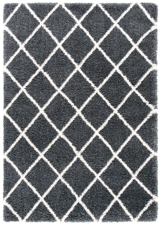 Safavieh Hudson Shag Sgh222G Dark Grey/Ivory Rugs.