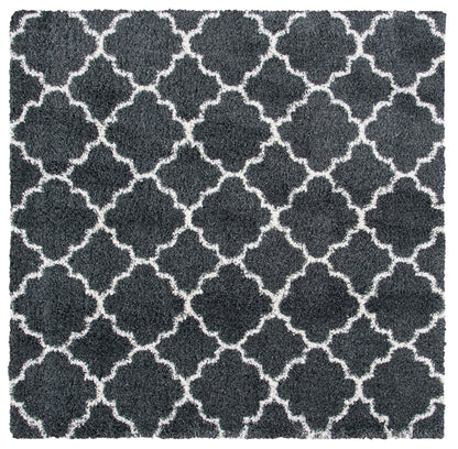 Safavieh Hudson Shag Sgh222G Dark Grey/Ivory Area Rug