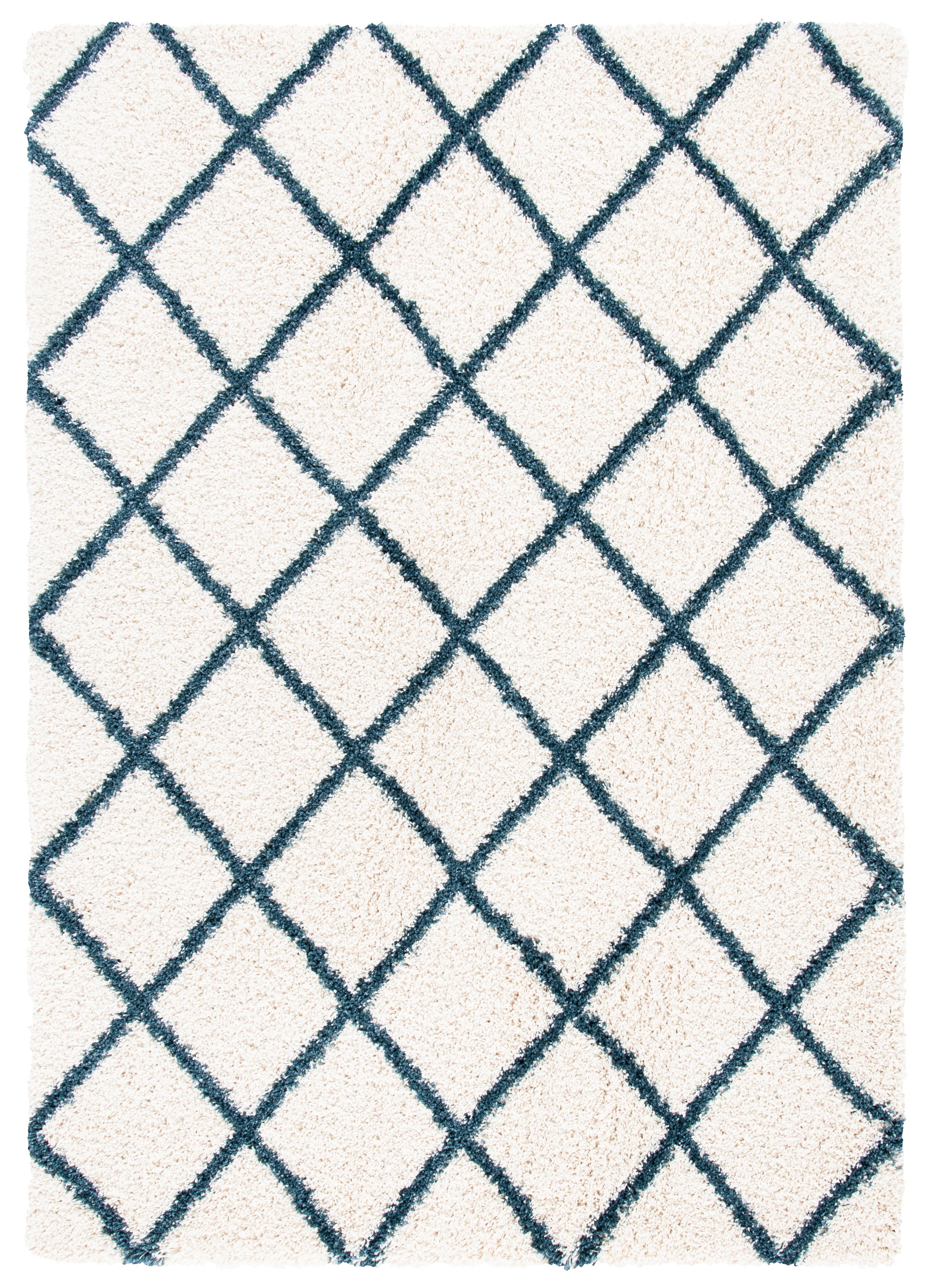 Safavieh Hudson Shag Sgh222J Ivory/Slate Blue Area Rug