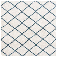 Safavieh Hudson Shag Sgh222J Ivory/Slate Blue Area Rug