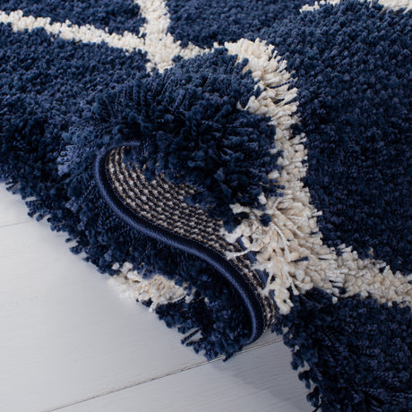 Safavieh Hudson Shag Sgh222N Navy/Ivory Rugs.